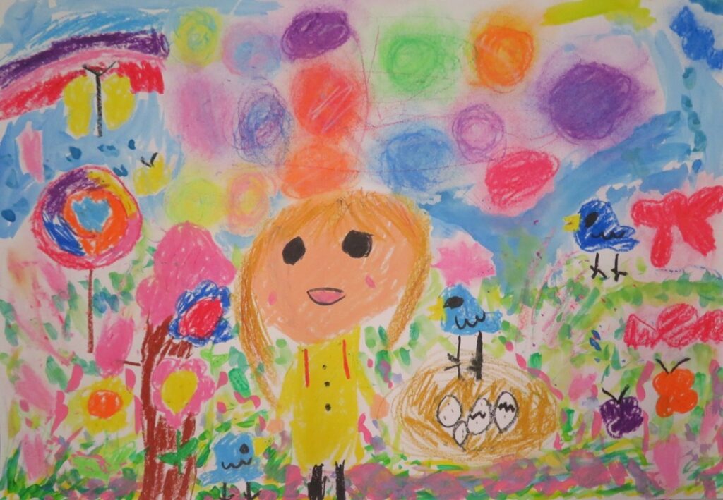 阿部 風花（院内小学校２年）「ミリーのすてきなぼうし」