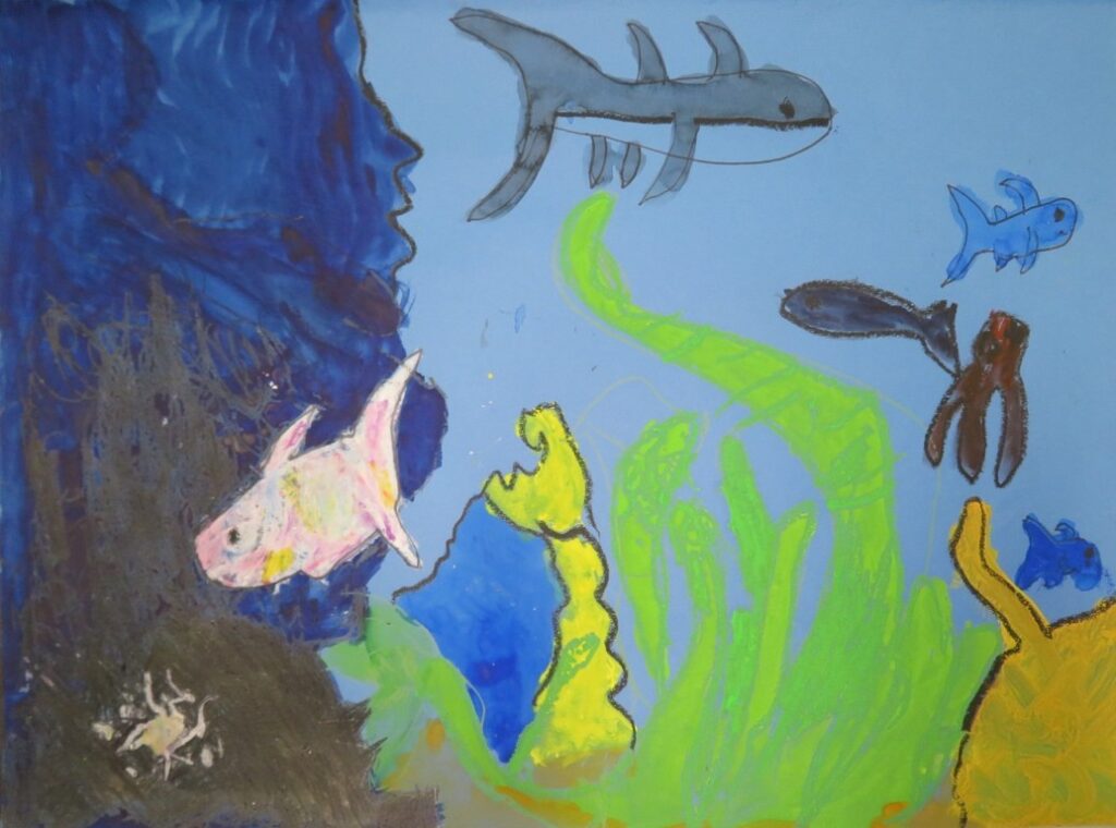 今田 左之助（金浦小学校３年）「にじいろのさかな　うみのそこのぼうけん」