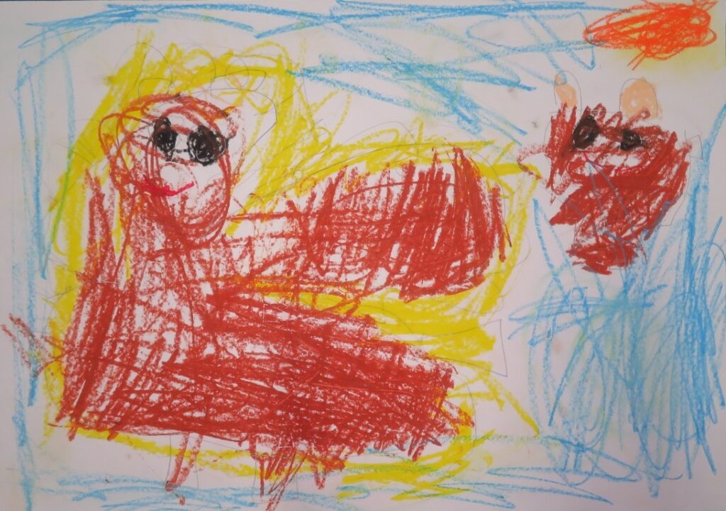 金子 朝陽（象潟小学校３年）「とこやにいったライオン」