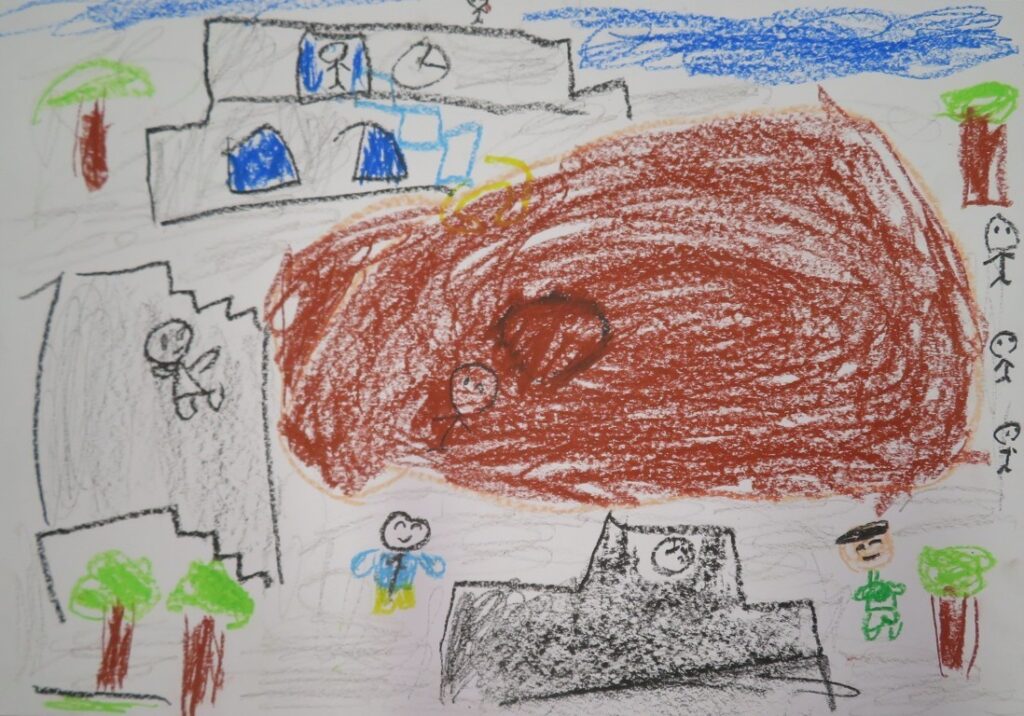 見上 逞（象潟小学校２年）「ぼくのがっこう」