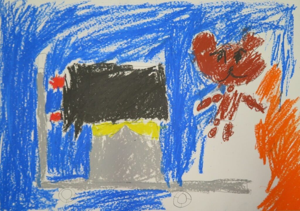 佐藤 快晟（象潟小学校２年）「ぼくとくま」