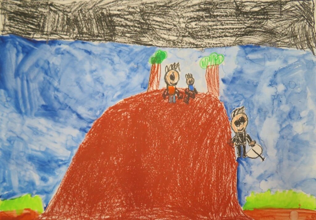 森 倖人（象潟小学校１年）「やさしいライオン」