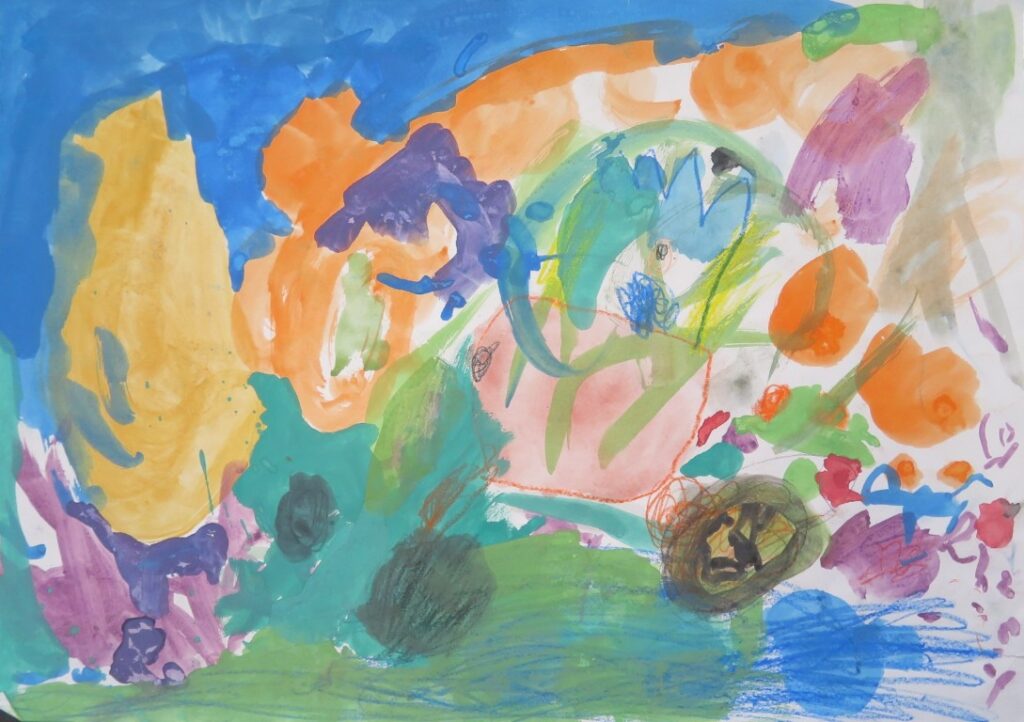 吉田 祈央（船越こども園年中）「のろまなローラー」