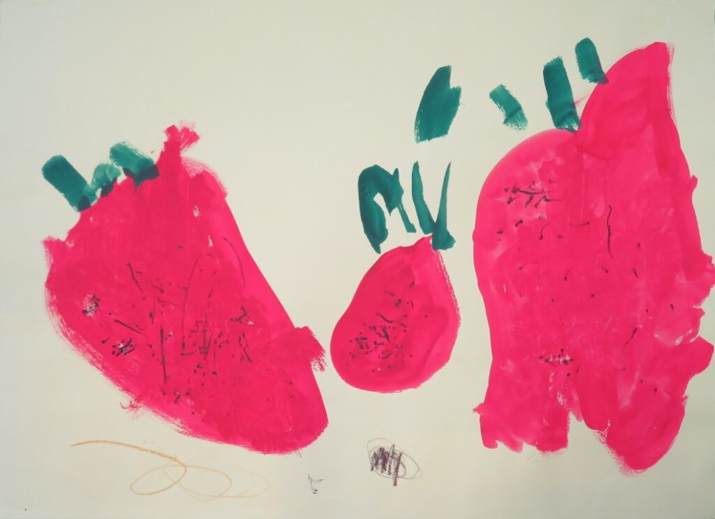 小川 桜空（石脇西保育園年少）「いちご」