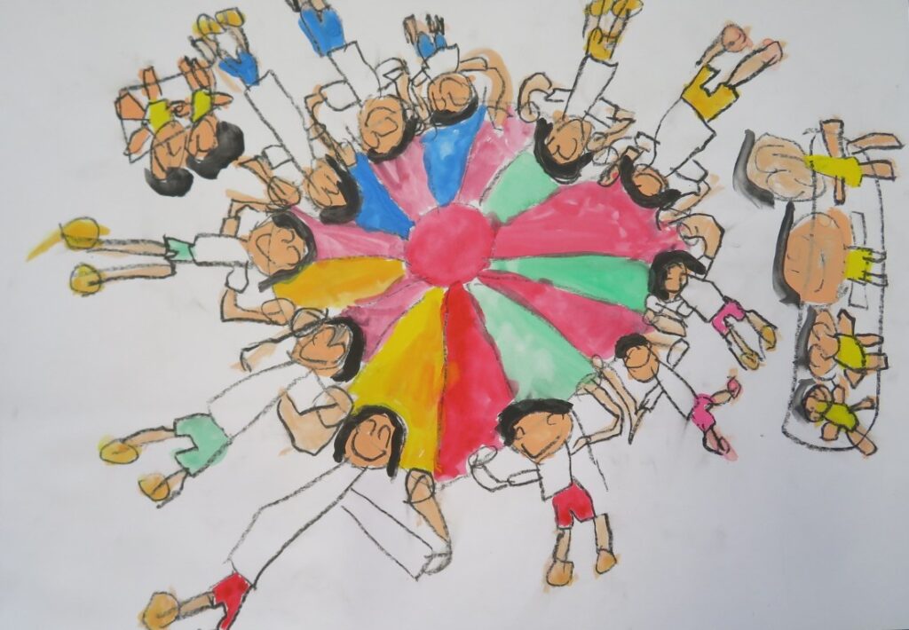 伊藤 光織（石脇北保育園年中）「よーいどん」