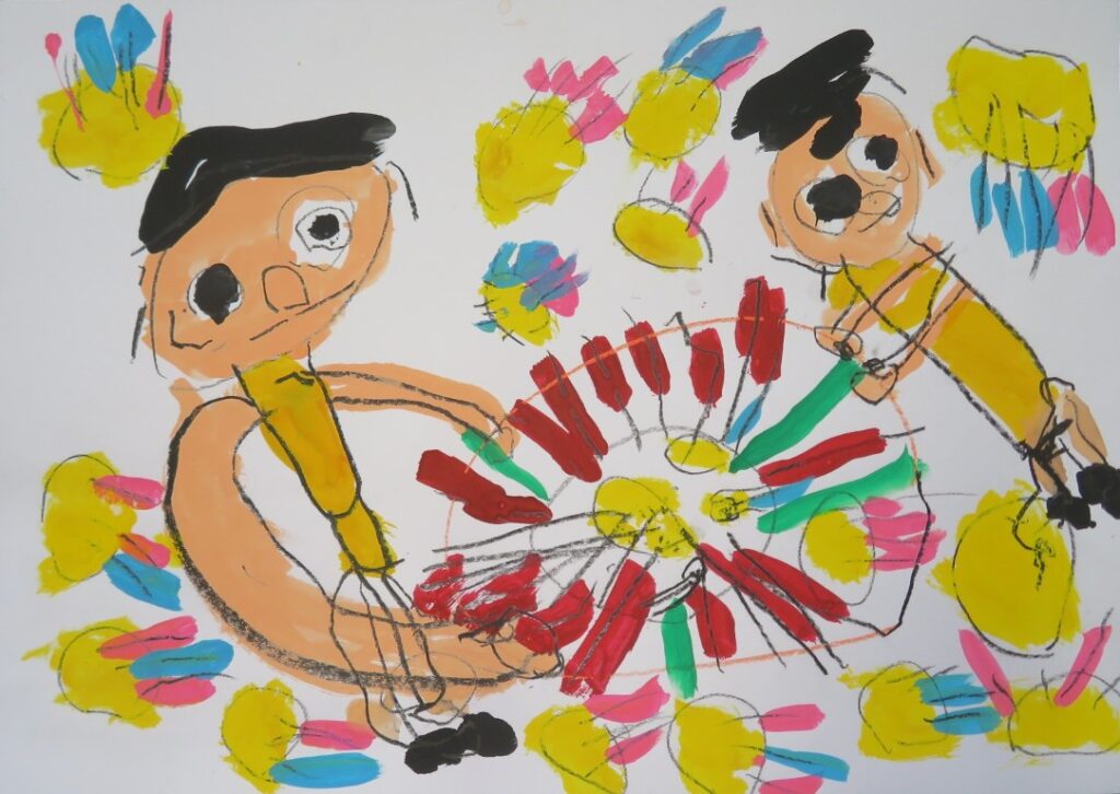 小野 翔琉（石脇北保育園年中）「よーいどん」