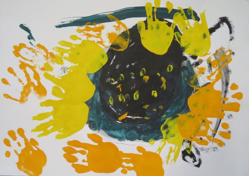 三浦 颯真（石脇東保育園年少）「ひまわり」