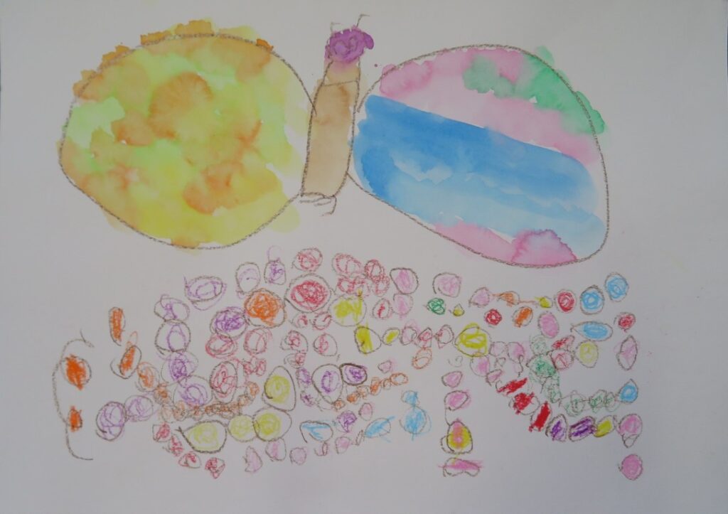 渡部 悠真（ひかり保育園年中）「はらぺこあおむし」