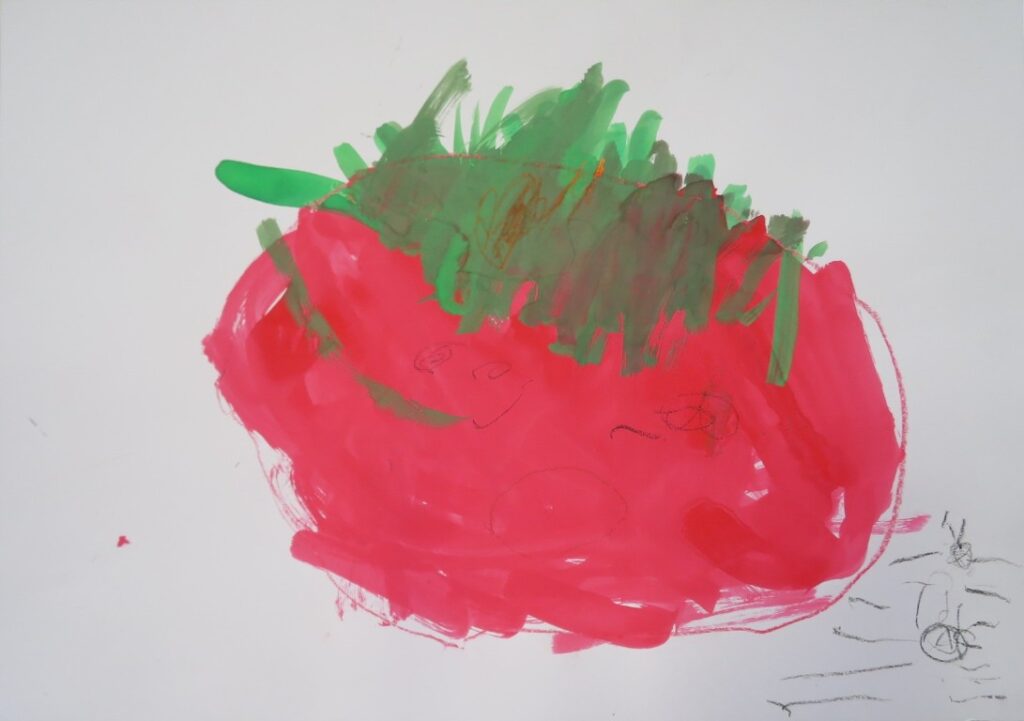 姥貝 奏翔（本荘保育園年少）「トマトさん」