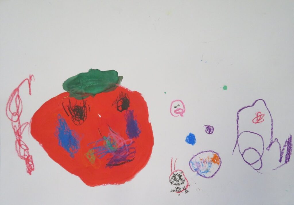 佐藤 彩桜（本荘保育園年少）「トマトさん」